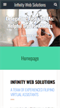 Mobile Screenshot of infinity-web-solutions.com